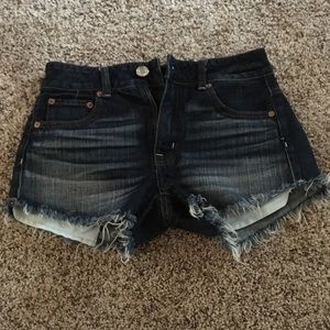 American eagle high rise shorts